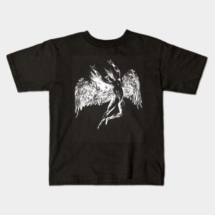 THE ICARUS SYNDROME - heavy metal black paint Kids T-Shirt